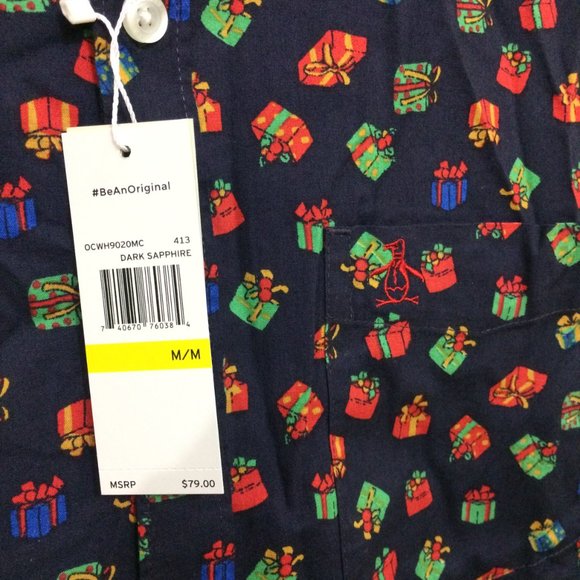 Penguin Christmas Gifts Presents Holiday Shirt NWT - Picture 6 of 11